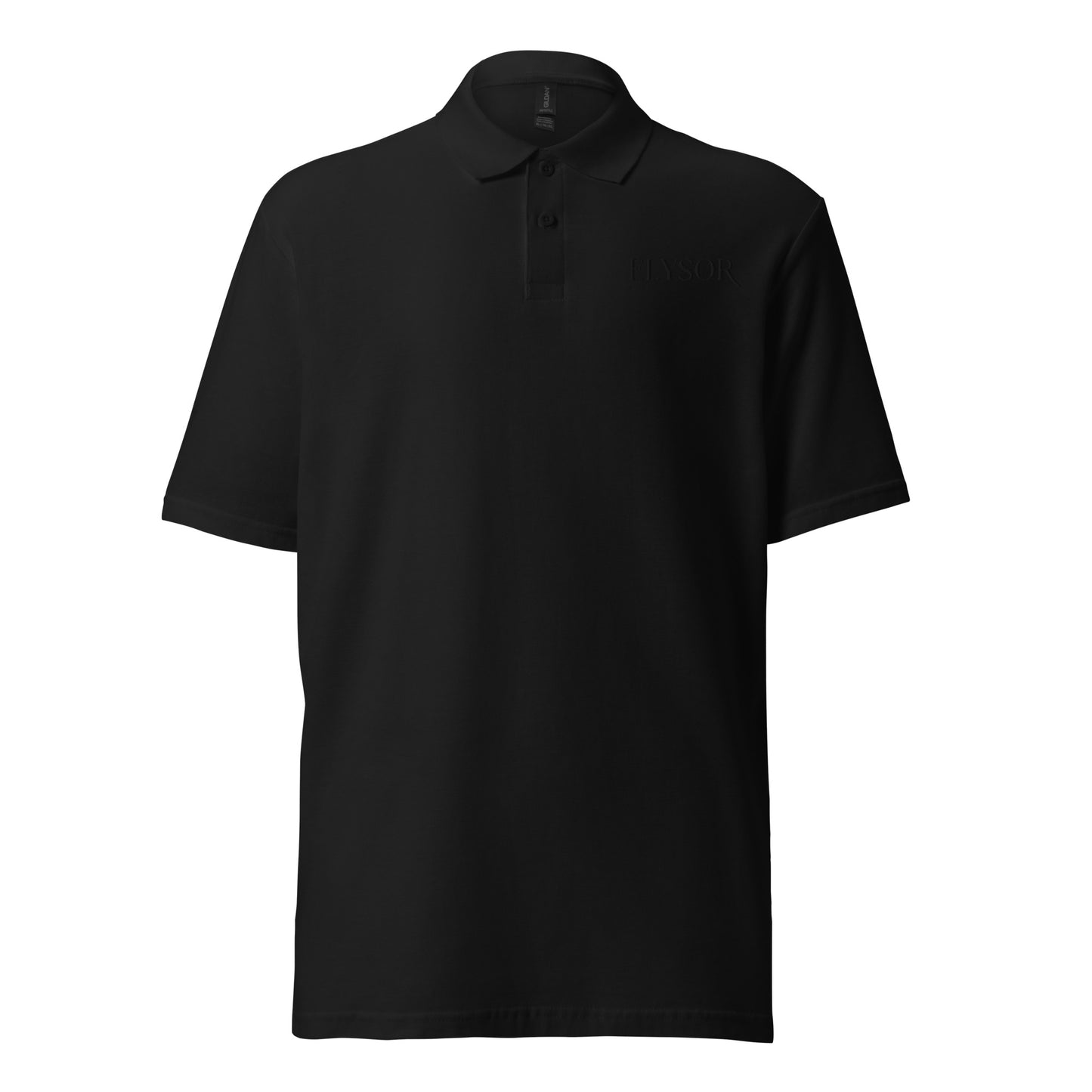 Button-Placket Polo Shirt