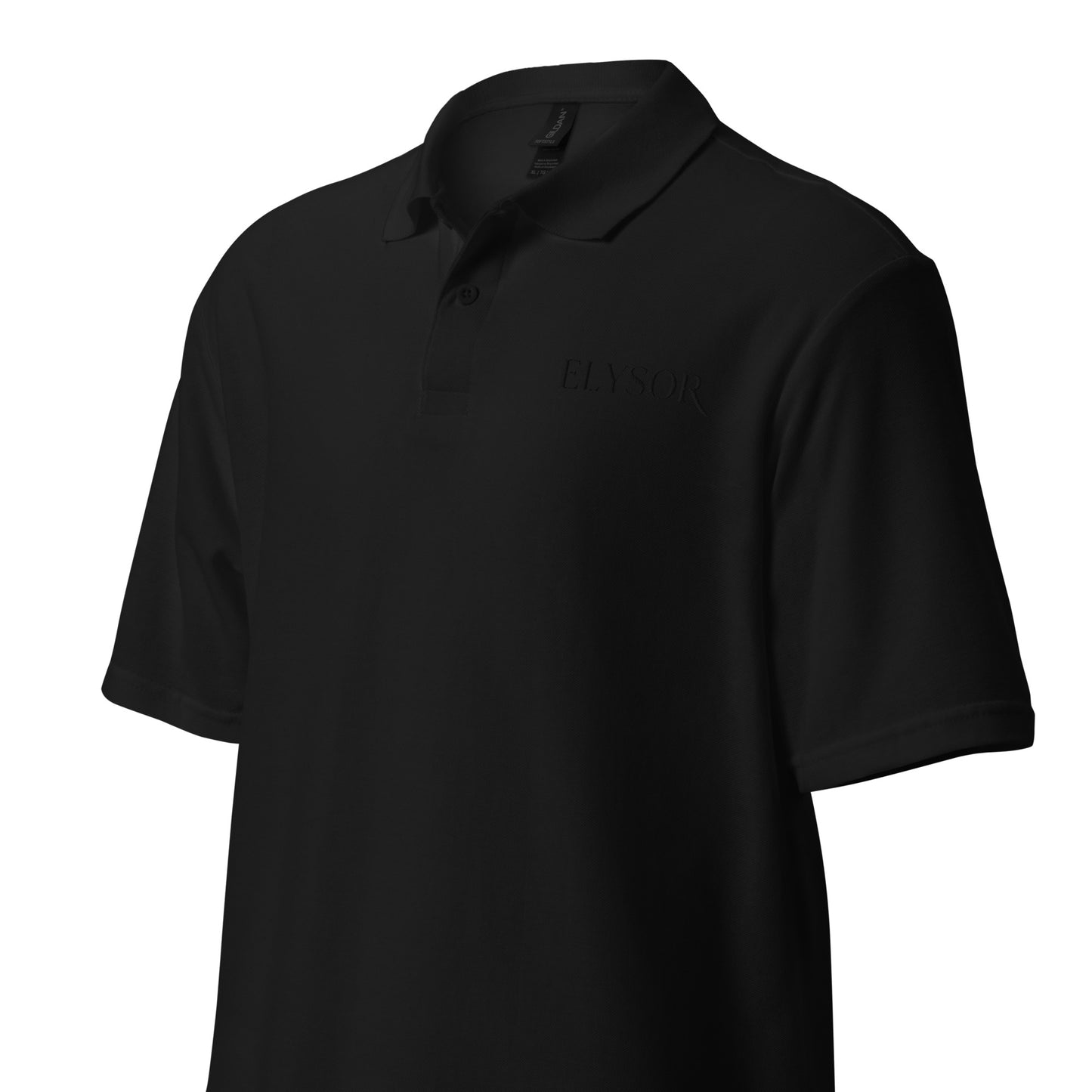 Button-Placket Polo Shirt