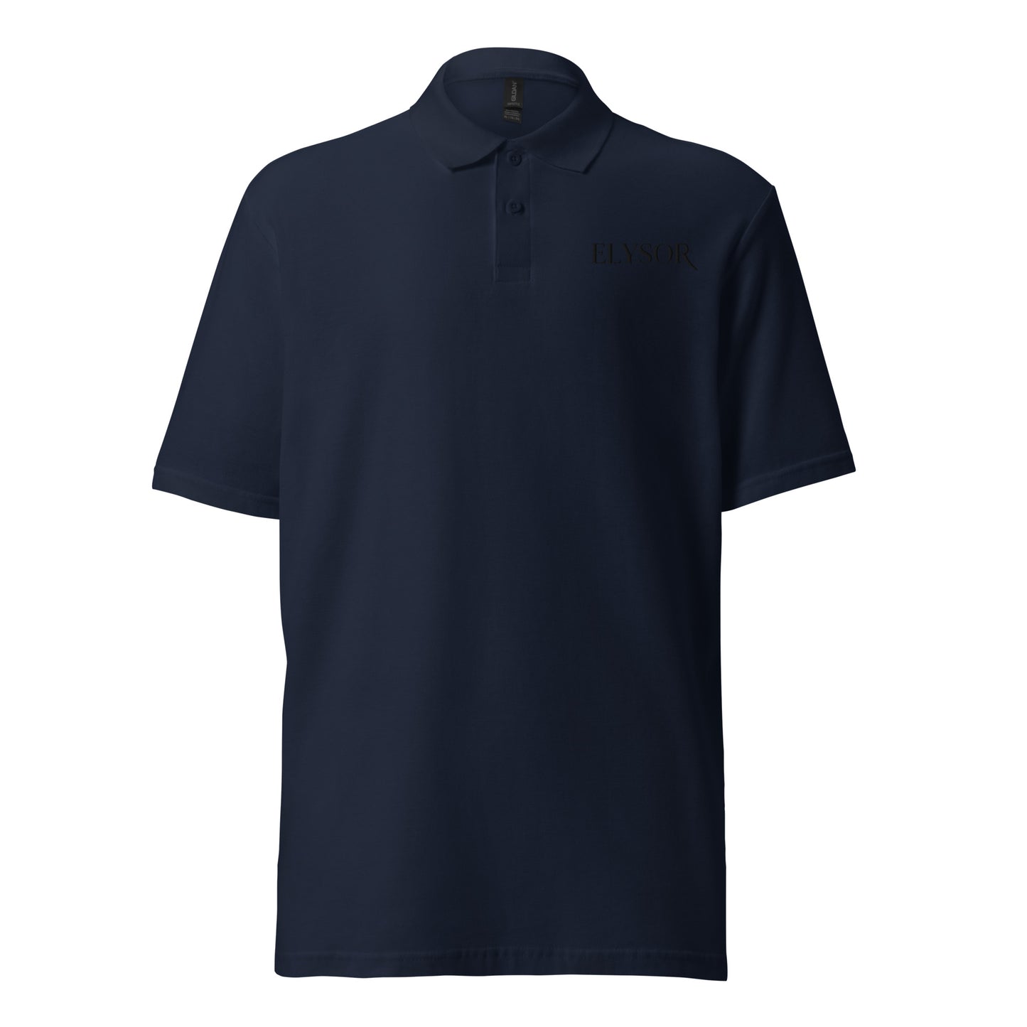 Button-Placket Polo Shirt
