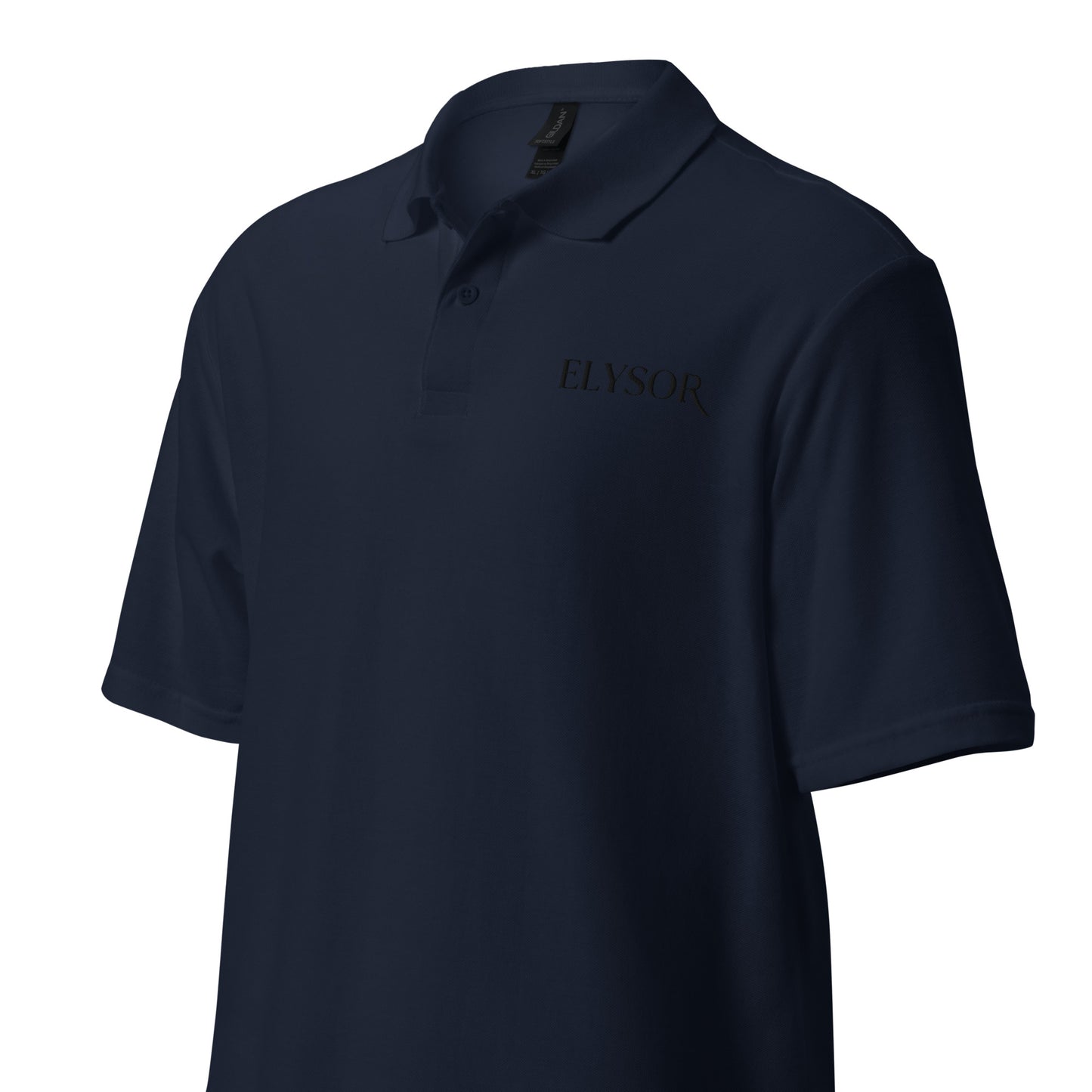 Button-Placket Polo Shirt