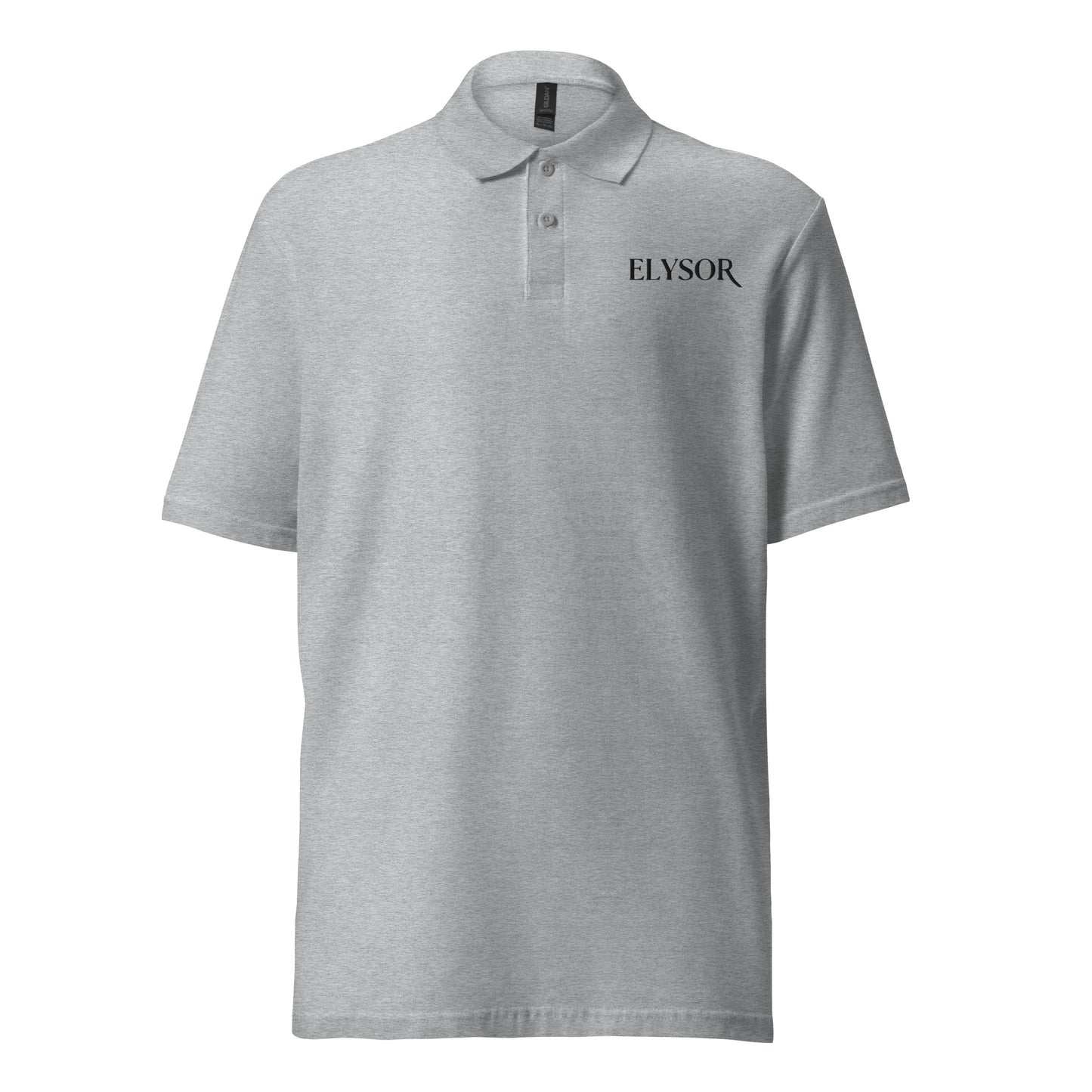 Button-Placket Polo Shirt