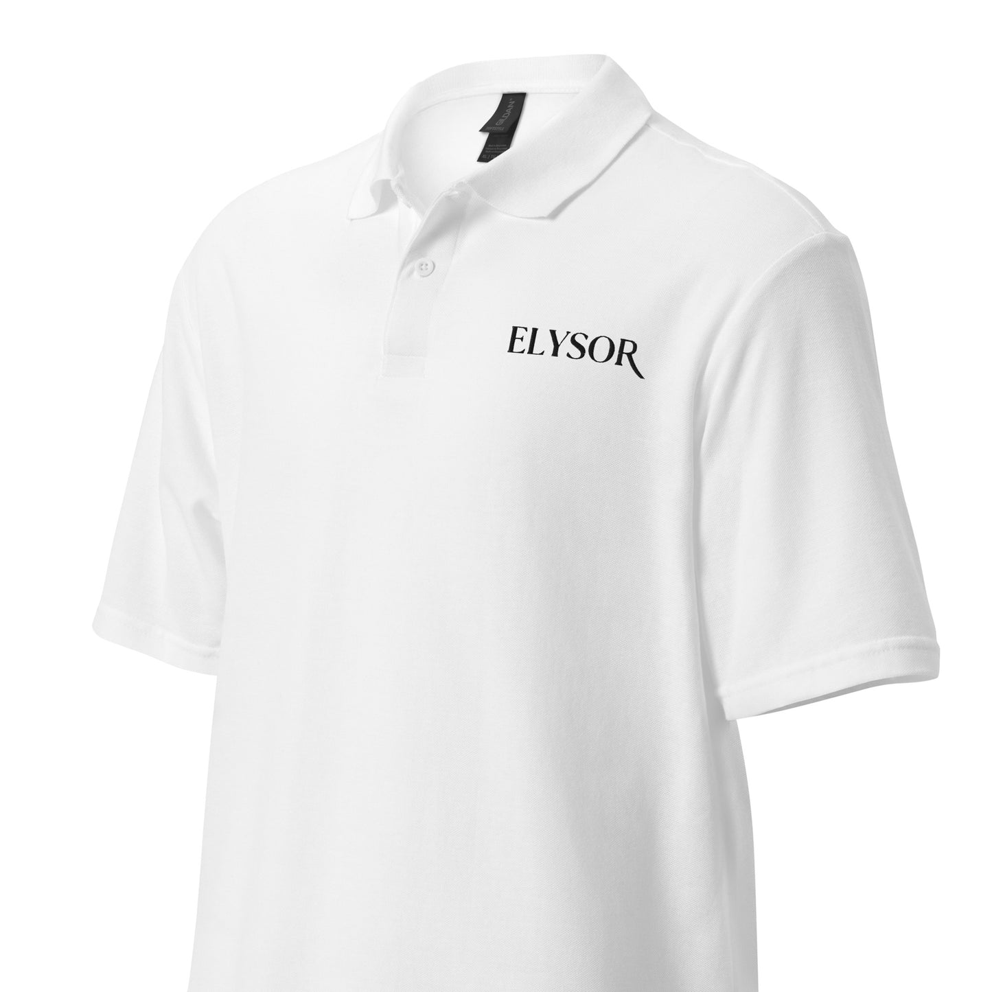 Button-Placket Polo Shirt